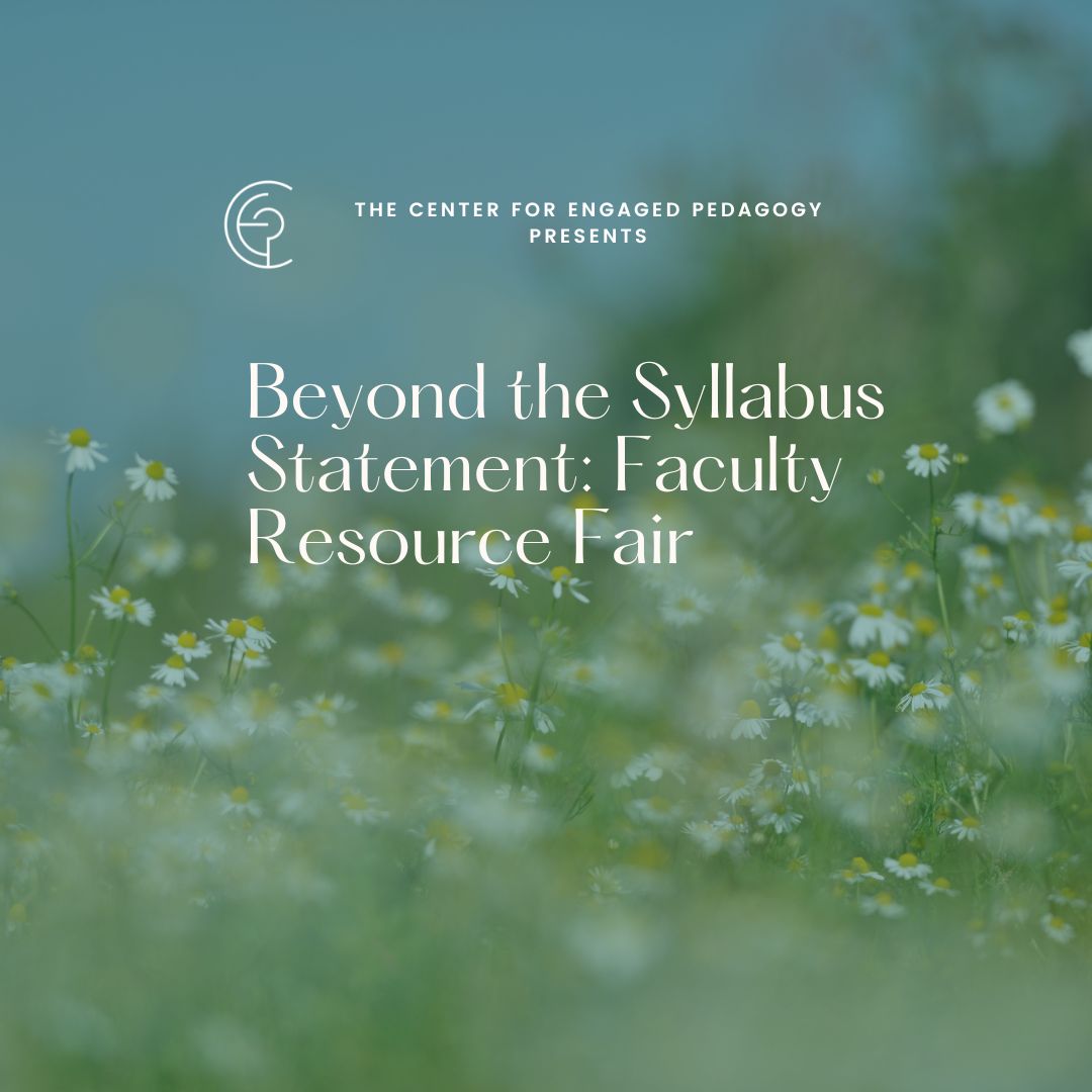 Beyond the Syllabus Statement Faculty Resource Fair Barnard College